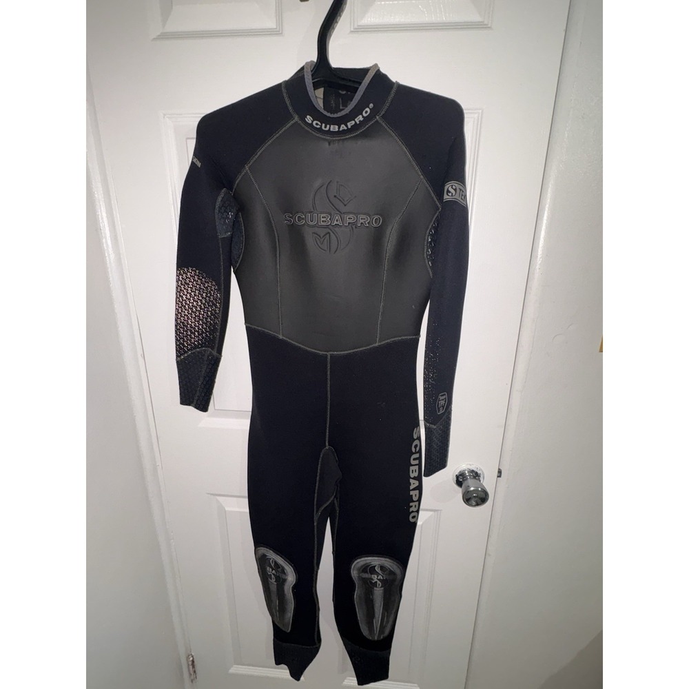 Scubapro Silver Skin 5mm Scuba Wetsuit Women's Size S / 38 Black Full Suit